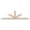 Ekena Millwork Richland Smooth Timber Gable Bracket, Douglas Fir, 72"W x 21"H x 1 1/2"D x 3 1/2"F, 7/12 Pitch GBW072X21X0204RIC00SDF - alternate 1